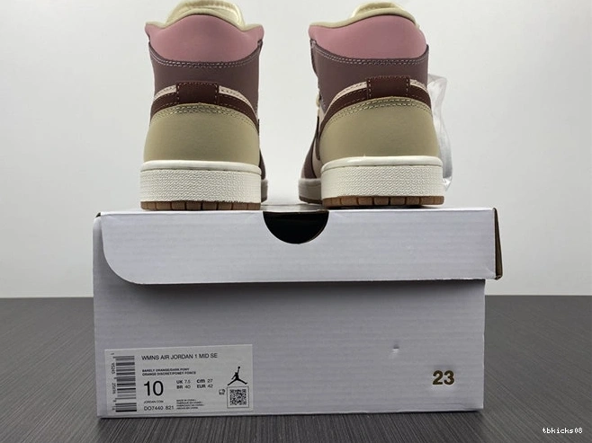 Cheap TBkick Modern Mauve Mid Jordan1 3697 DO7440- Dark SE Smoky Pony 1028